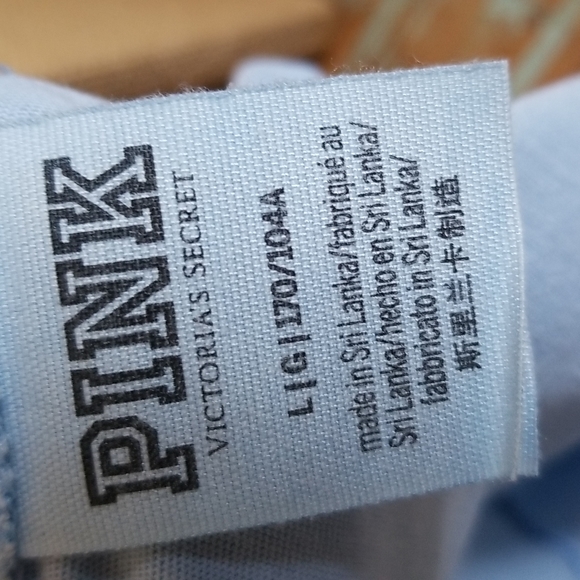 PINK VS Long Sleeve Tee - SZ L - Picture 5 of 6